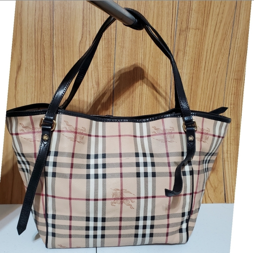 Burberry Canterbury Haymarket Tote - Picture 1 of 13